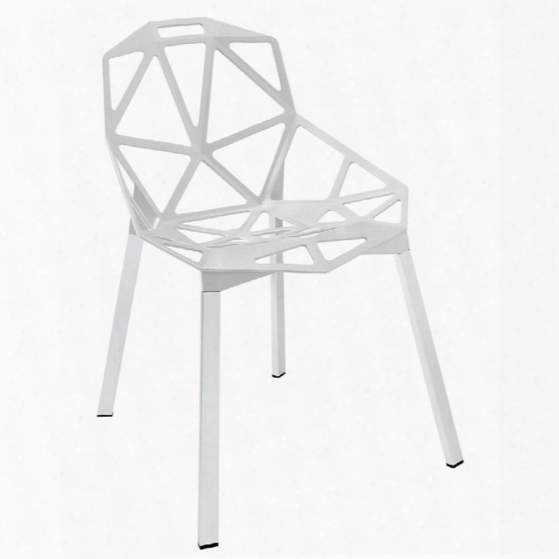 Eei-1016-whi Connections Dining Side Chair In White
