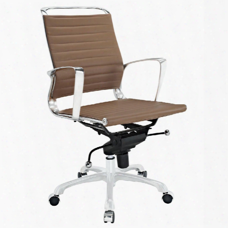 Eei-1026-tan Tempo Mid Back Office Chair In Tan