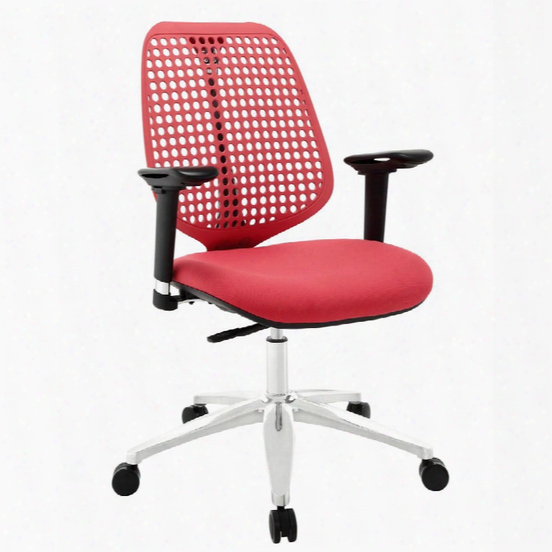 Eei-1173-red Reverb Premium Office Chair In Red