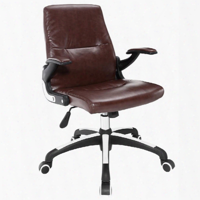 Eei-1251-brn Premier Highback Office Chair In Brown