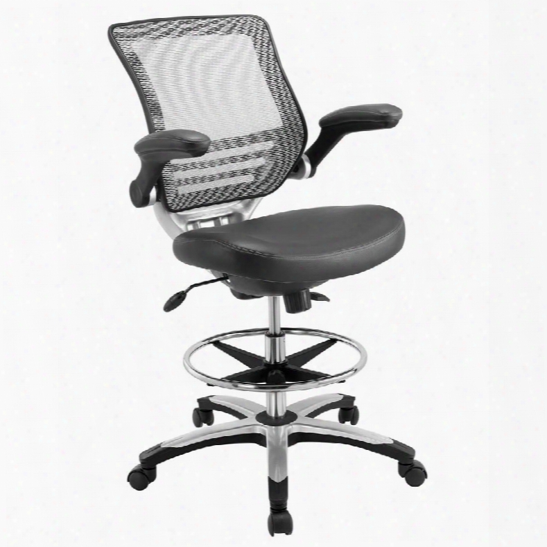 Eei-211-gry Edge Drafting Chair In Gray