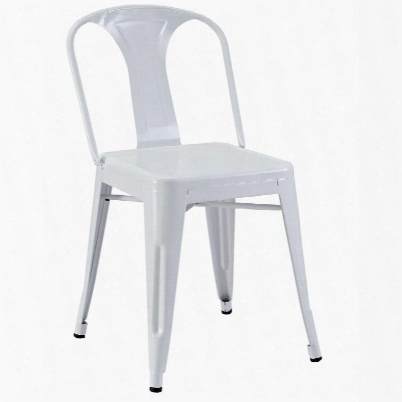 Eei-266-whi Promenade Dining Side Chair In White