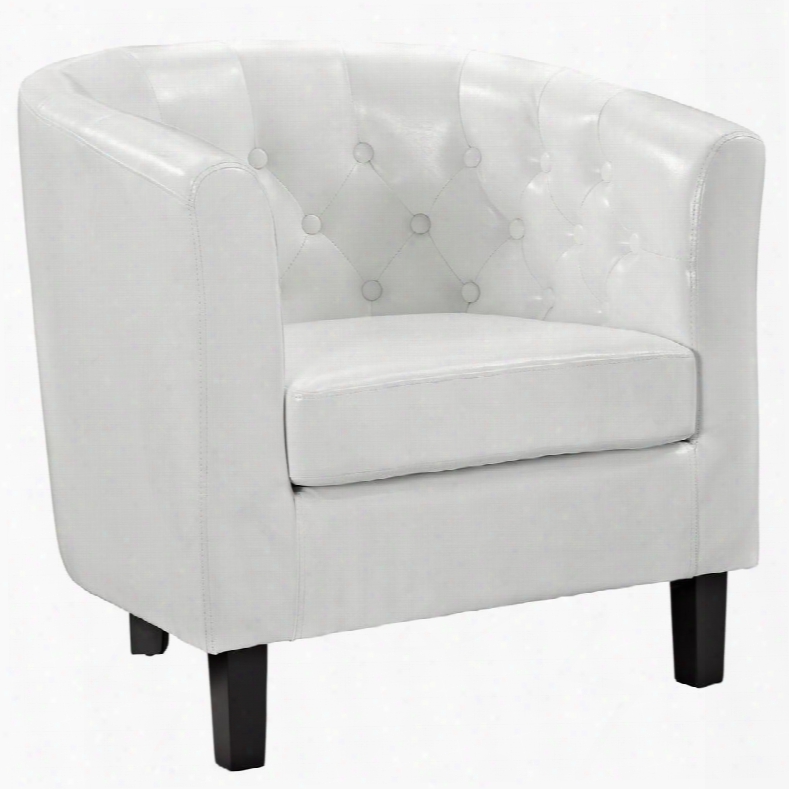 Eei-813-whi Prospect Armchair In White