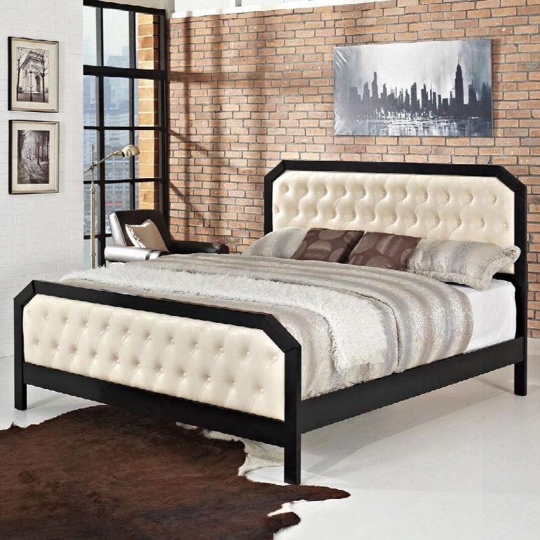 Mod-5023-blk-set Tommy Queen Bed Frame In Black