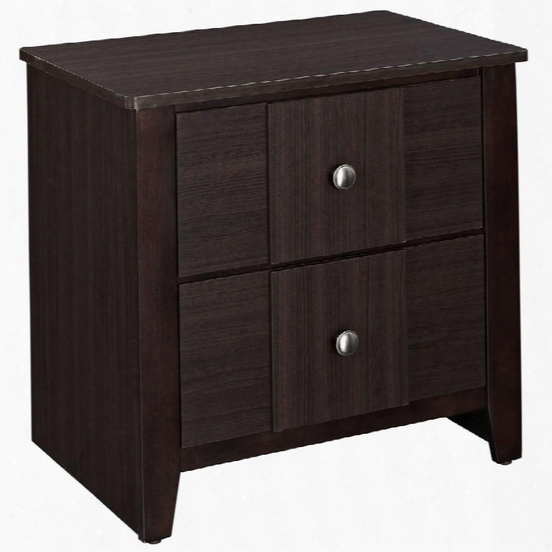 Mod-5030-blk Holly Nightstand In Black