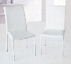 17779WHT DC13 Modern Dining Chair with Leather Upholstery in: