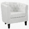 EEI-813-WHI Prospect Armchair in White