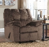 Julson Collection 2660425 42" Rocker Recliner with Fabric Upholstery Plush Padded Arms Split Back Cushion and Contemporary Style in