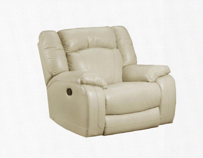 50280pbr-19 Yahtzee Pearl 41" Power Rocker Recliner With High-density Foam Seat Cushions Pocket Coil Seating Hardwood Lumber Frame And Leather-like Fabric