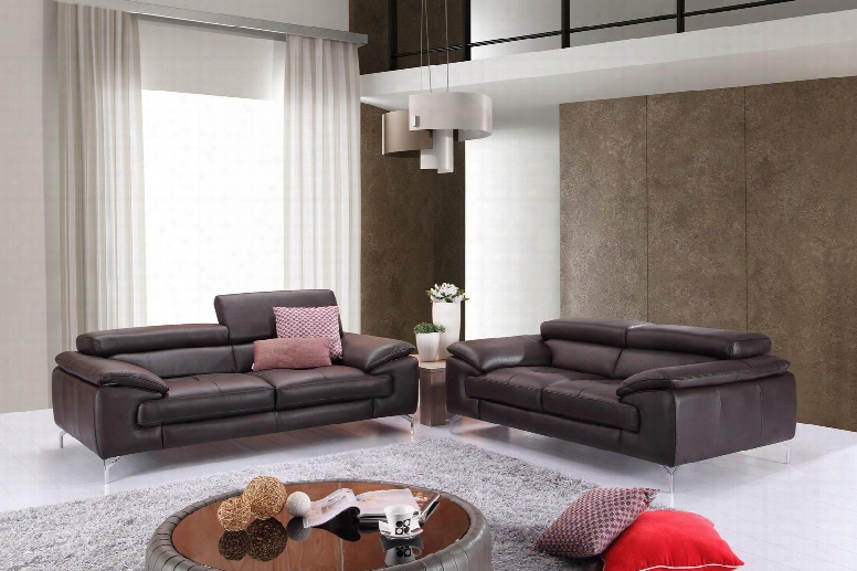 A973 Collection 179061111sl 2-piece Living Room Set With Stationary Sofa And Loveseat In