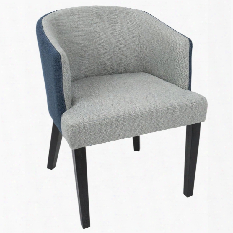 Dc-ash E+lgy Ashland Contemporary Dining / Accent Chair  In Light Grey And