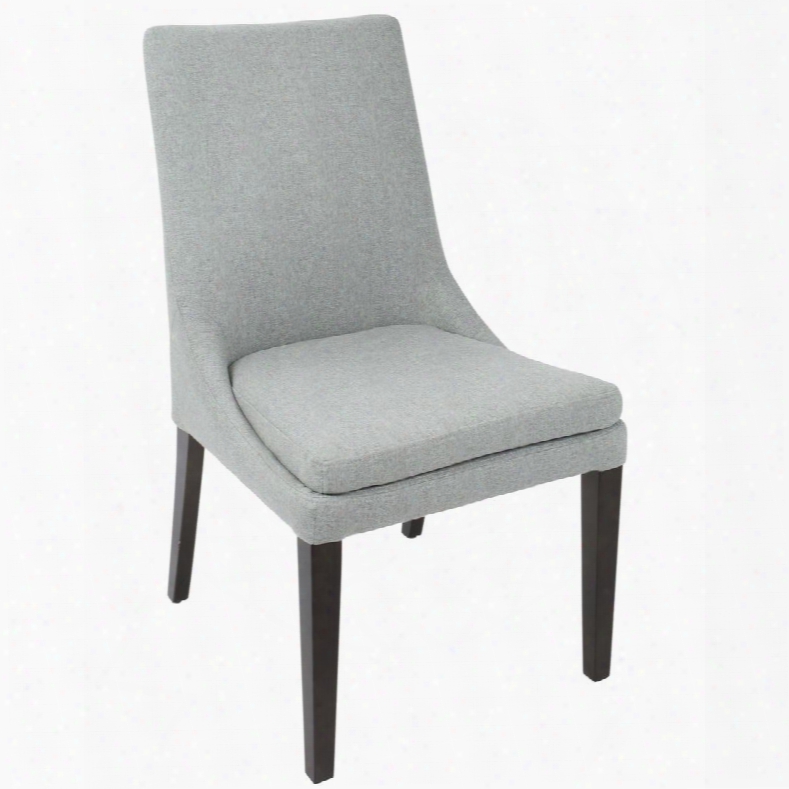 Dc-bold Gy2 Boulder Contemporary Dining Chair In Grey - Set Of