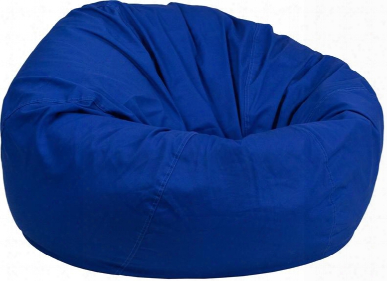 Dg-bean-large-solid-roybl-gg Oversized Solid Royal Blue Bean Bag