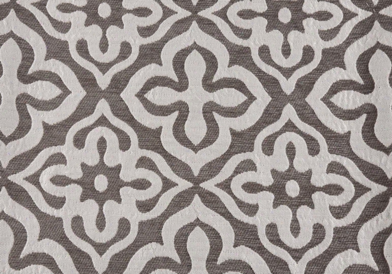 I 9217 Pillow - 18"x 18" / Dark Taupe Motif Design /