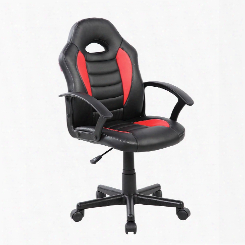 Rta-ks40-red Kid's Gaming Aand Student Racer Chair With