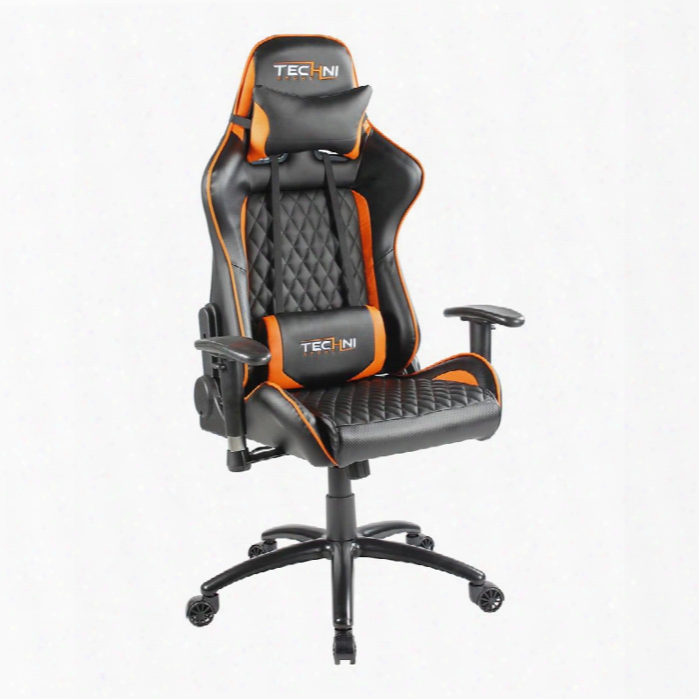 Rta-ts50-org Ts-5000 Ergonomic High Back Racer Style Video Gaming Chair. Color