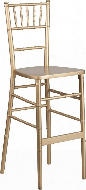 Xa-ch-bar-go-gg Hercules Series Gold Wood Chiavari