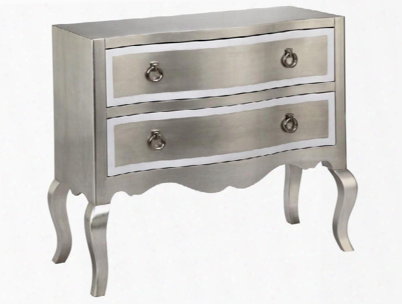 12619 Penner Chest With 2 Drawers Door Knocker Pulls Curved Front Curved Apron And Cabriole Legs In