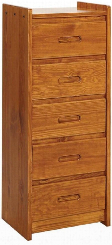 360055 Lingerie Chest Honey Recessed