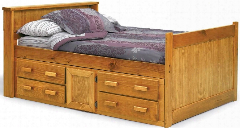 3613541 Full Captains Bed With Underbed Storage In
