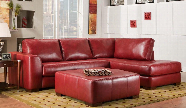 730275616739962co Salem 2 Pc Sectional Right Arm Facing Chaise Left Arm Facing Sofa Cocktail Ottoman Bonded Leather Sinuous Sprngs And Solid Hardwoods In