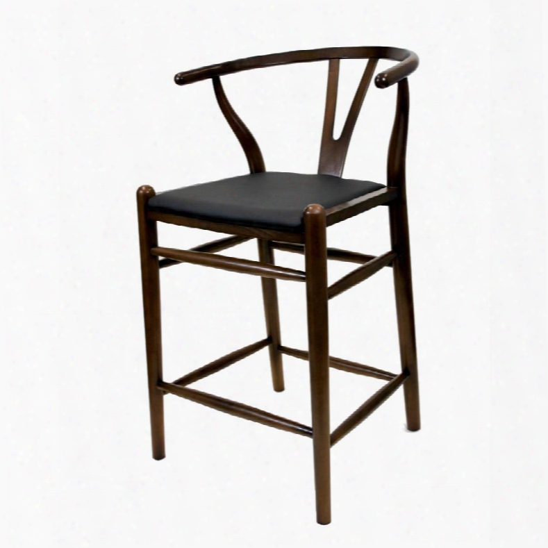 Fmi10031-walnut Woodstring 25" Counter Chair