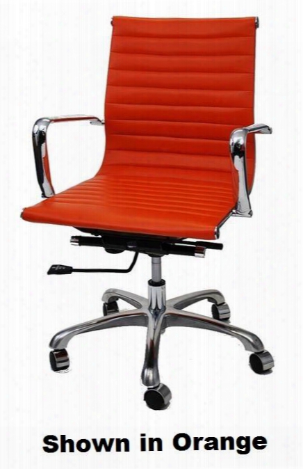 Fmi1160-red Fine Mod Imports Modern Conference Office Chair Mid Back