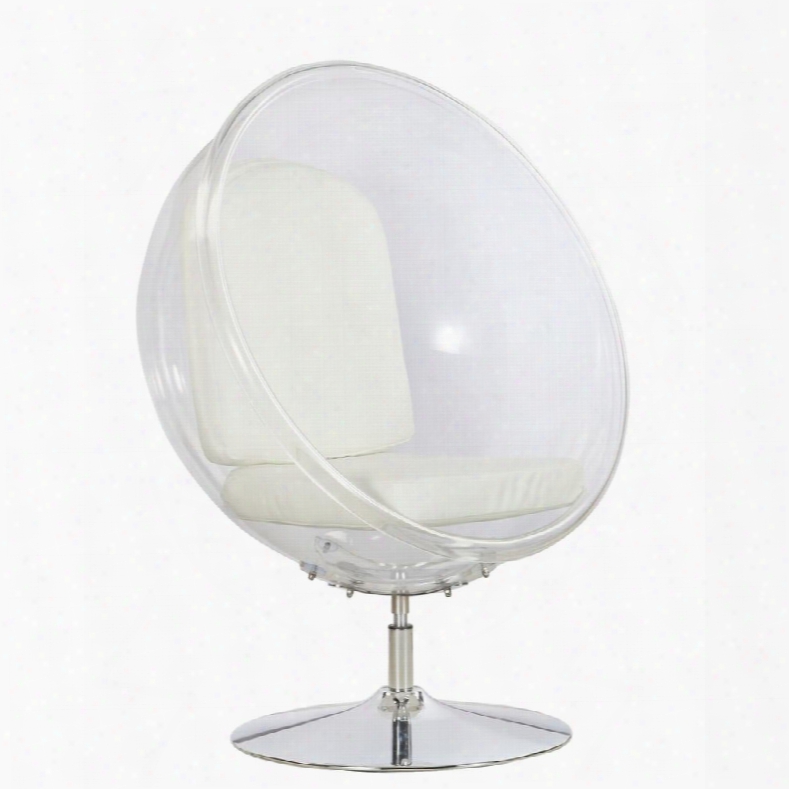 Fmi9993-white Ball Acrylic Chair