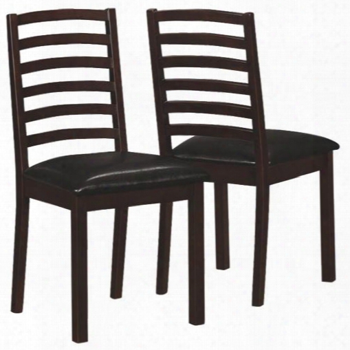 I 1149 Dining Chair - 2pcs / 36"h / Walnut / Brown