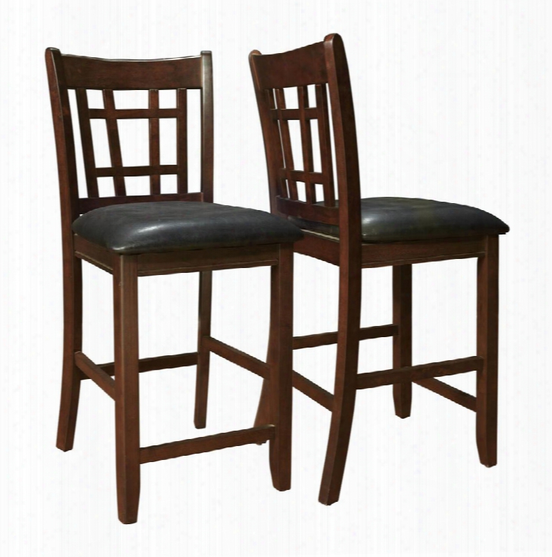 I 1156 Dining Chair - 2pcs / 41"h / Cappuccino / Black