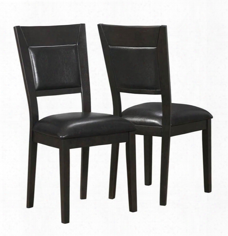 I 1495 Dining Chair - 2pcs / 39"h / Cappuccino / Brown