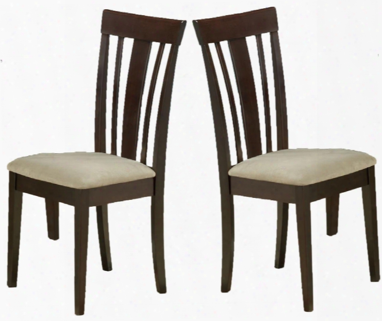 I 1898 Dining Chair - 2pcs / 38"h / Cappuccino With