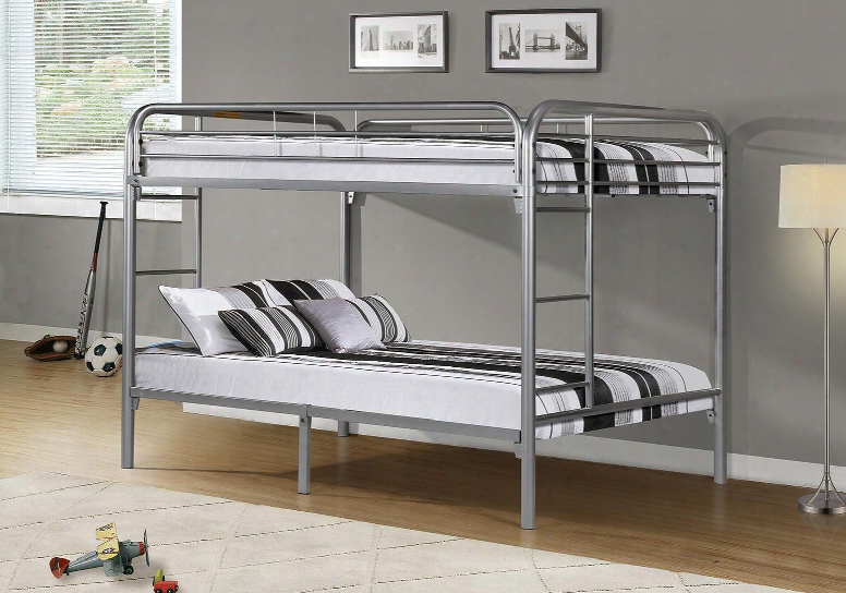 I 2233s Bunk Bed - Full / Full Size / Silver