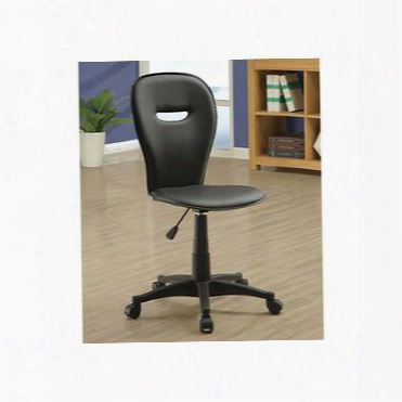 I 4270 Office Chair - Black Leather-look