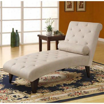 I 8032 Chaise Lounger - Taupe Velvet