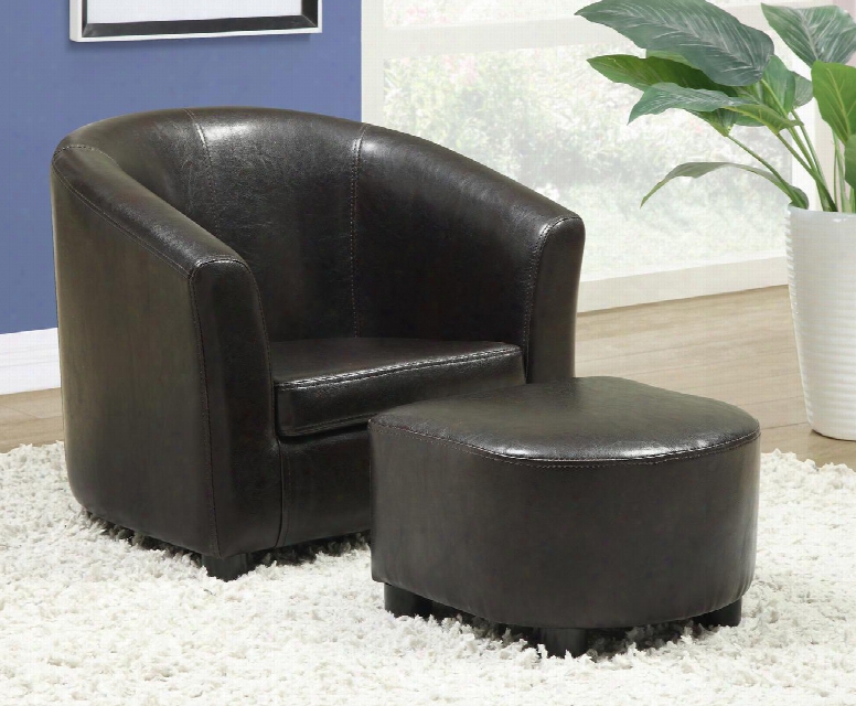 I 8103 Juvenile Chair - 2 Pcs Set / Dark Brown