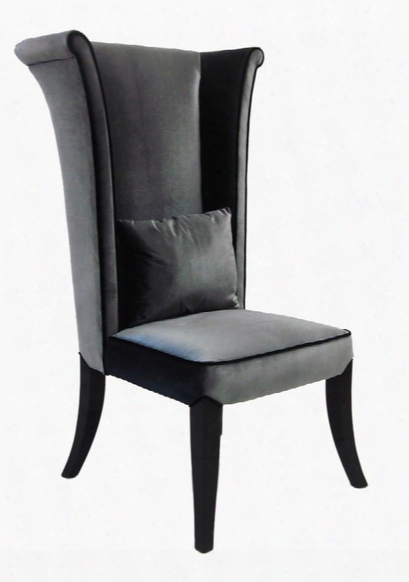 Lc847sigr Mad Hatter Dining Chair In Gray Rich