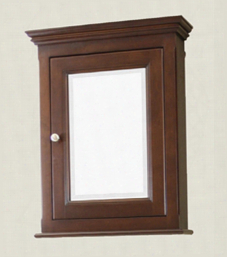Perr1 Img-61 24" Traditional American Birch Wood Reversible Door Medicine Cabinet With Large Soft Close Door Adjustable Glass Shelves Solid Hardwood Frame