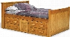 3613541 Full Captains Bed with Underbed Storage in