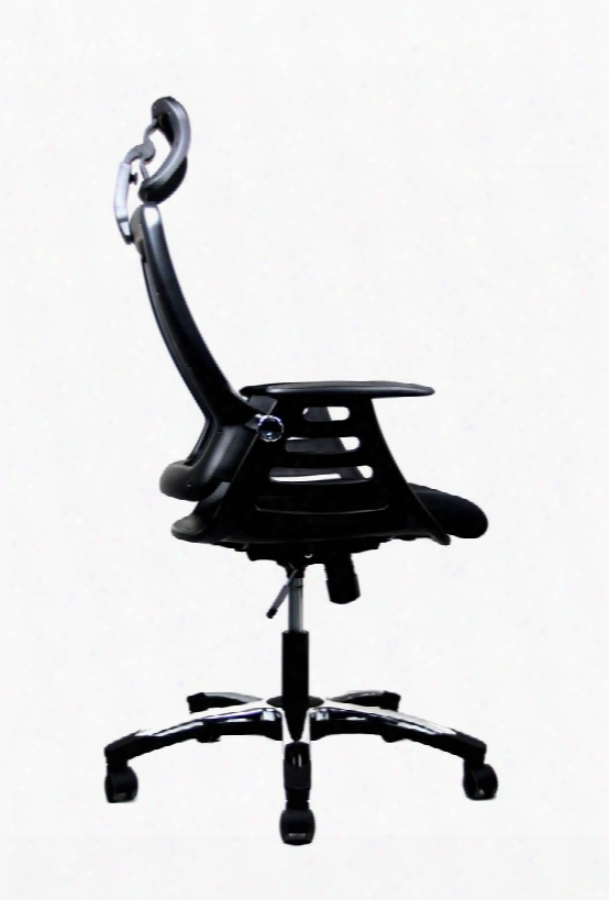 Rta-802h-bk Techni Mobili Executive High Back Chair With