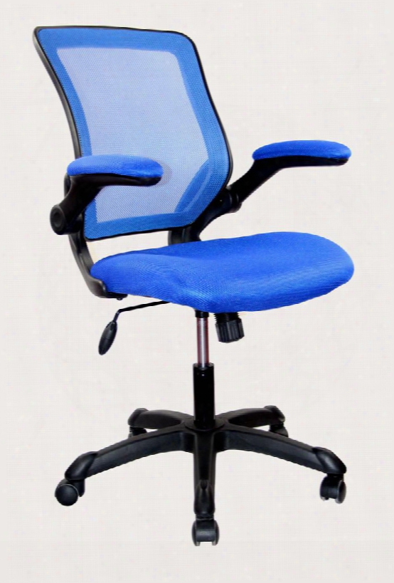 Rta-8050-bl Techni Mobili Mesh Task Chair With Flip-up