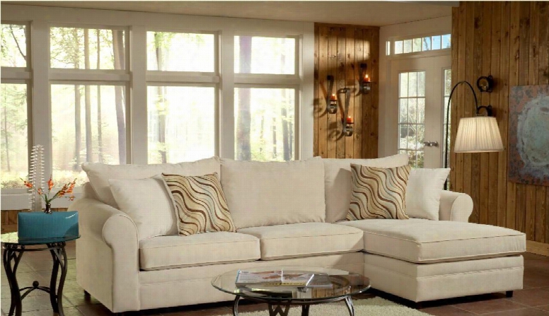 255100-sec Sophie 2pc. Sectional With Toss Pillows Left Arm Facing Sofa And Right Arm Facing Chaise In Bella