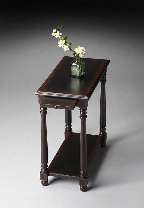 5017250 Masterpiece Collection Chairside Table In Midnight Rose