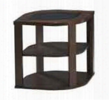 89150 Jackson End Table With Top Glass Inlay And A