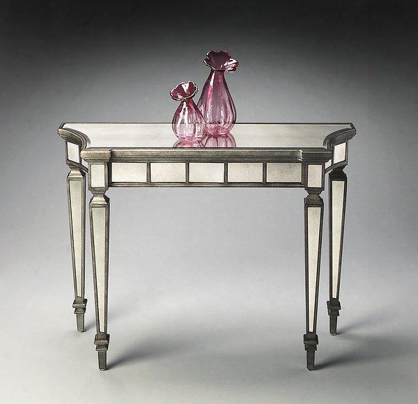 1251146 Mirr Or Console Table With Graceful