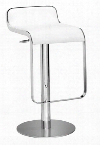 Fmi1135-white Lem Bar Stool Chair