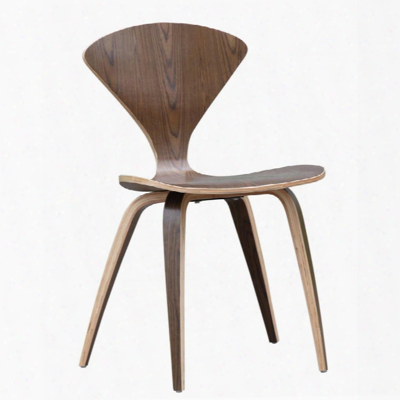 Fmi1206-walnut Wooden Side Chair