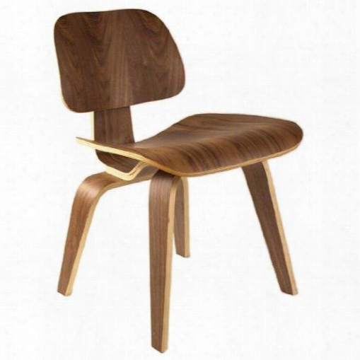 Fmi2019-walnut Plywood Dining Chair