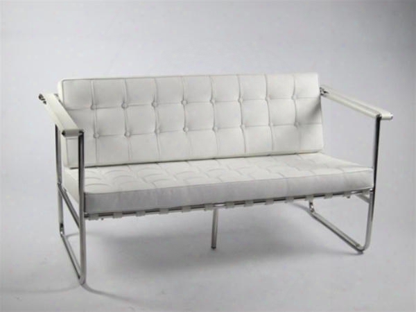 Fmi9248-white Celona Loveseat