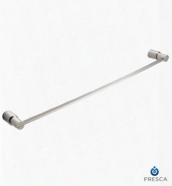 Magnifico Collectipn Fac0137bn 26" Towel Bar With Heavy Duty Brass Construction In Brushed